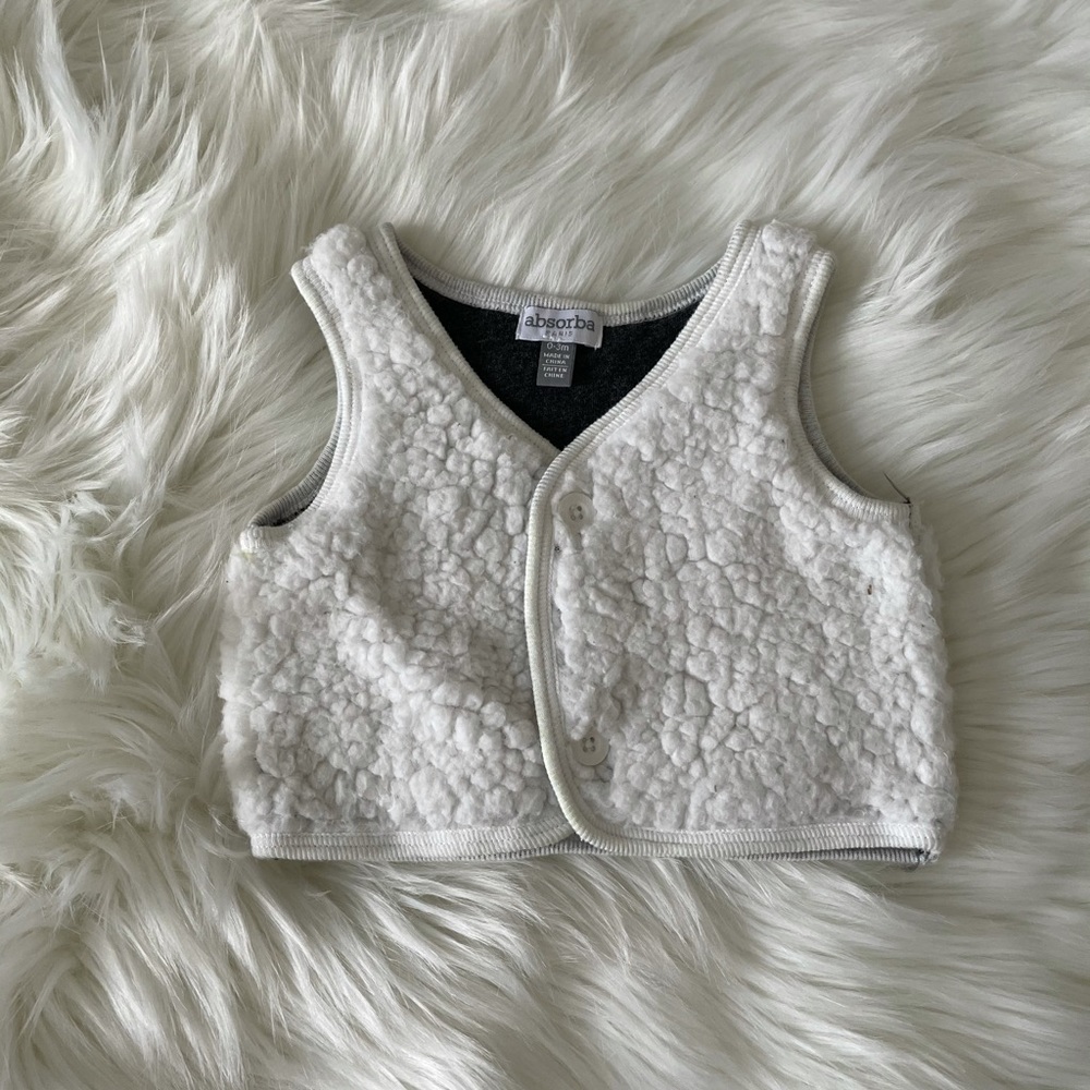 Baby sherpa vest